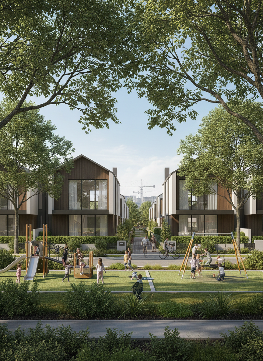 firefly gemini flash family oriented modern residential estate in melbourne south east corridor, spacious 204348