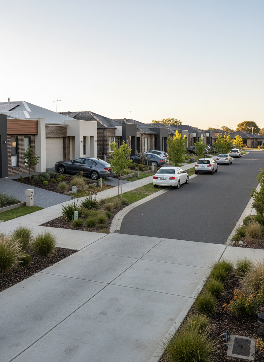 firefly geminiflash modern affordable suburban homes in melbourne western corridor, clean contemporary si 204348